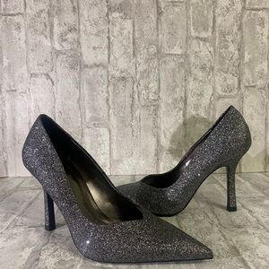 NWOT Zara Glitter‎ High Heels Size EUR 38 USA 7.5